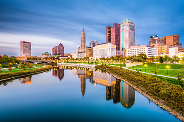 Obraz premium Columbus, Ohio, USA Skyline