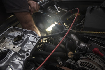 Obraz premium Car service procedure 