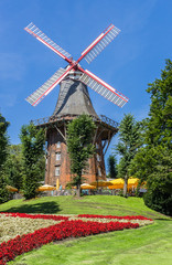 Historical windmill in the center of Bremen