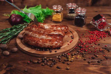sausages in country style