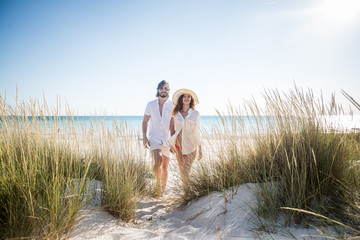 Couple on a tropical beach