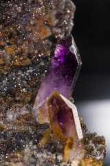 Amethyst specimen from Artigas, Uruguay.