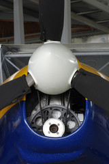 propeller detail sporting aircraft