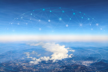 Cloud data concept
