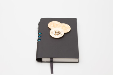 Crypto Currency on a handbook memo 