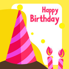 card of happy birthday celebration