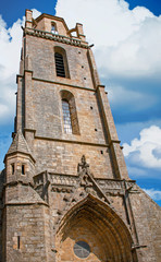 Fototapeta na wymiar Batz sur mer. L'église saint Guénolé. Loire Atlantique, Pays de Loire
