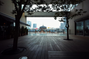 Tokyo station from the deck3