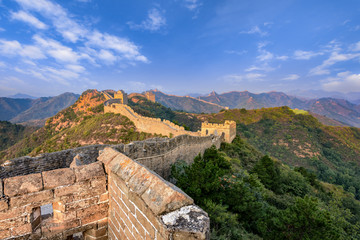Fototapeta na wymiar Ancient Chinese architecture, the Great Wall