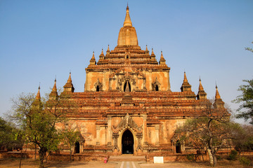Fototapeta premium The Sulamani Temple is a Buddhist temple located in the village of Minnanthu (southwest of Bagan) in Burma.