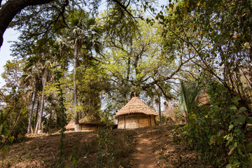 Local village in Niokolo-Koba National Park, Senegal