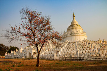 Mya Thein Tan Pagoda in Mingun outside Mandalay, Myanmar