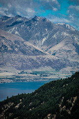 Queenstown from above, New Zealand