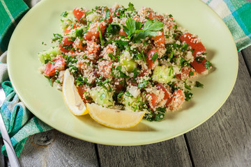 Tabbouleh salad with couscous
