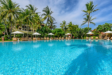 High holiday swimming pool