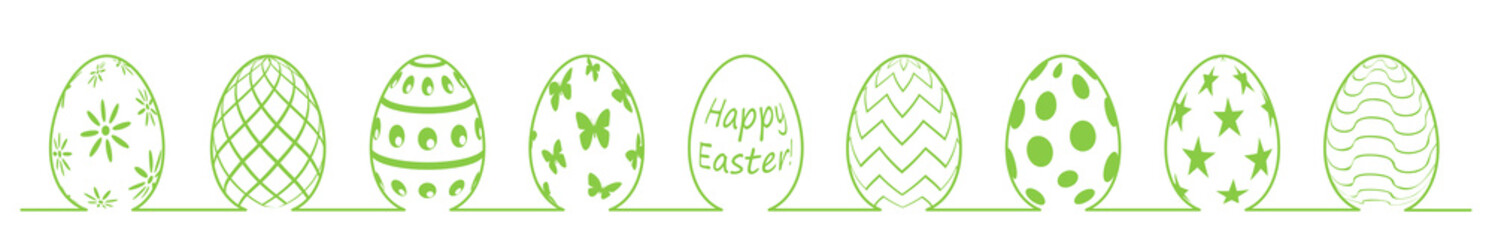 Happy Easter, green