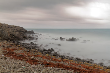 Atlantic Ocean near Le Marin - Martinique FWI - Long exposure