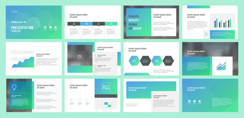 abstract business presentation template design and page layout design for brochure ,book , magazine,annual report and company profile , with info graphic elements graph