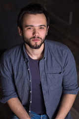 Obraz premium handsome man with a beard