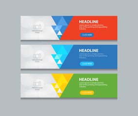 abstract web banner design template backgrounds 