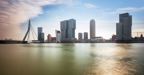 Fototapeta na wymiar Rotterdam Skyline, Netherlands.