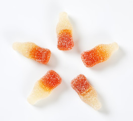 gummy cola bottles