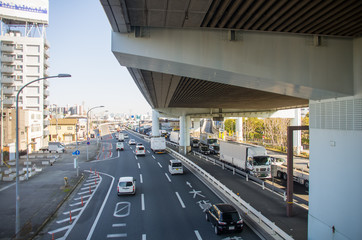 国道43号線