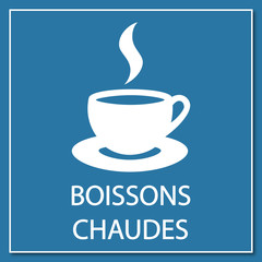 Logo boissons chaudes.