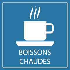 Logo boissons chaudes.