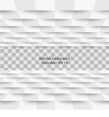 3D Geometric white and grey background, tansprency on center, for template and presentation product