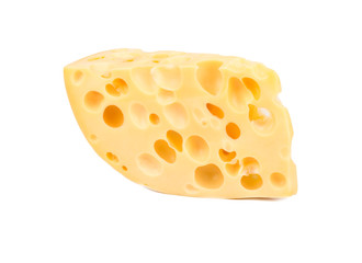 Cheese with holes