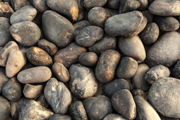 abstract sea stone texture. sea pebbles