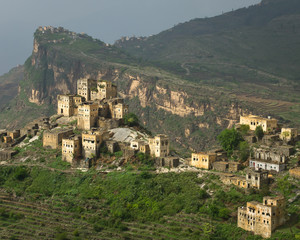 Fototapeta na wymiar Beit Shoutr Village, Yemen