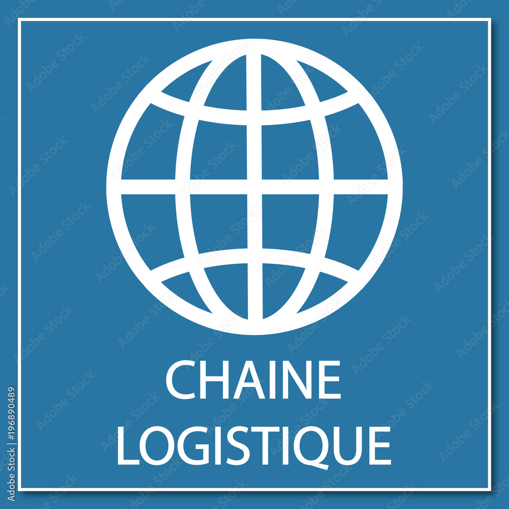 Sticker Logo chaîne logistique.