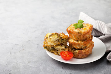 broccoli cheese bites  (muffins)