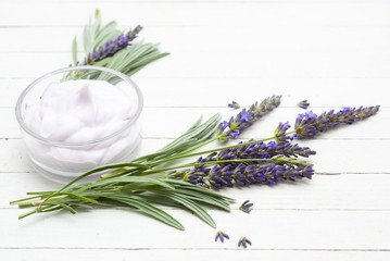 Moisturizer and lavenders