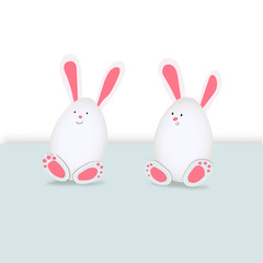 Have Yourself a Very Happy Easter. Easter Bunny Ears Vector