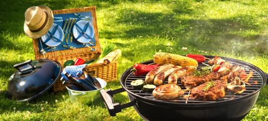 Foto auf Acrylglas Grill / Barbecue Grillpicknick