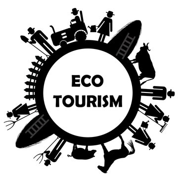 Eco tourism icon