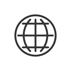 Choose or change language icon. Vector illustration. Business concept globe world communication pictogram. © Lysenko.A