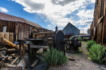 Ruined Houses in an American Ghost Town
