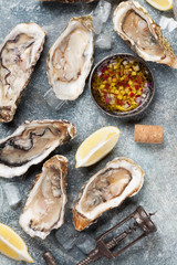 Fresh oysters