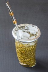 terere. frozen yerba mate drink