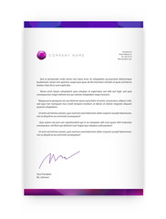 Visual identity with letter logo elements style Letterhead and geometric blur gradient mesh design style brochure cover template mockups for business with Fictitious name