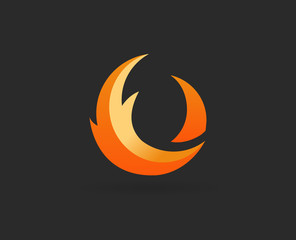 Logo Icon Design Template Elements in Raster Letter