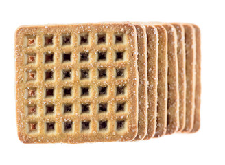 cracker isolated on white background