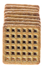 cracker isolated on white background