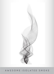Raster Realistic Cigarette Smoke or Fog or Haze with Transparency Isolated can be used with any Background