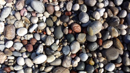 stones on the beach