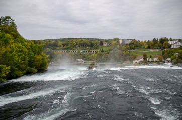 Another view from the Rheinfall in Switzerland